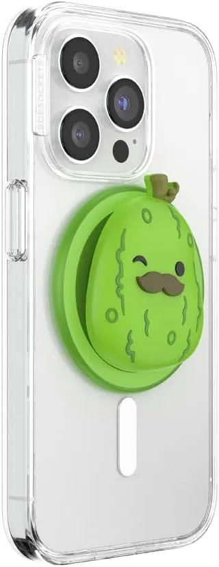 PopSockets Round Phone Grip Compatible with MagSafe, Adapter Ring Included, Phone Holder, Wireless Charging Compatible - PopOut Squishmallows Charles