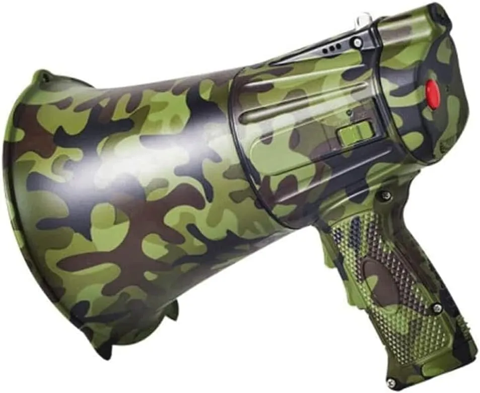 Portable Bullhorn Megaphones Led Lighting Portable Handheld Megaphone 30w Handheld Amplifier with Volume, Built-in Siren Bullhorn Speaker Lightweight