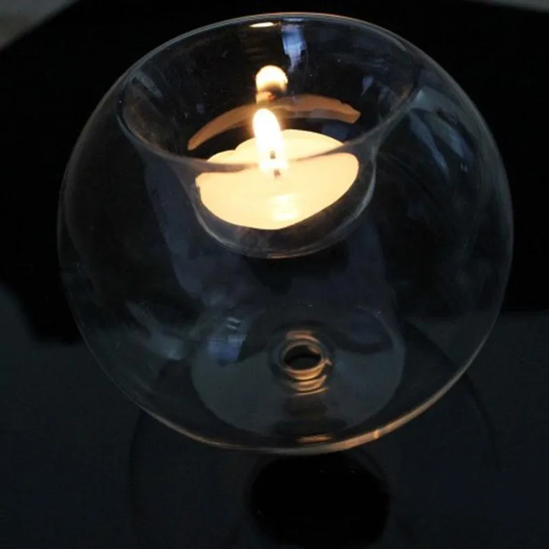 Portable Hot Sale Classic Crystal Glass Candle Holder