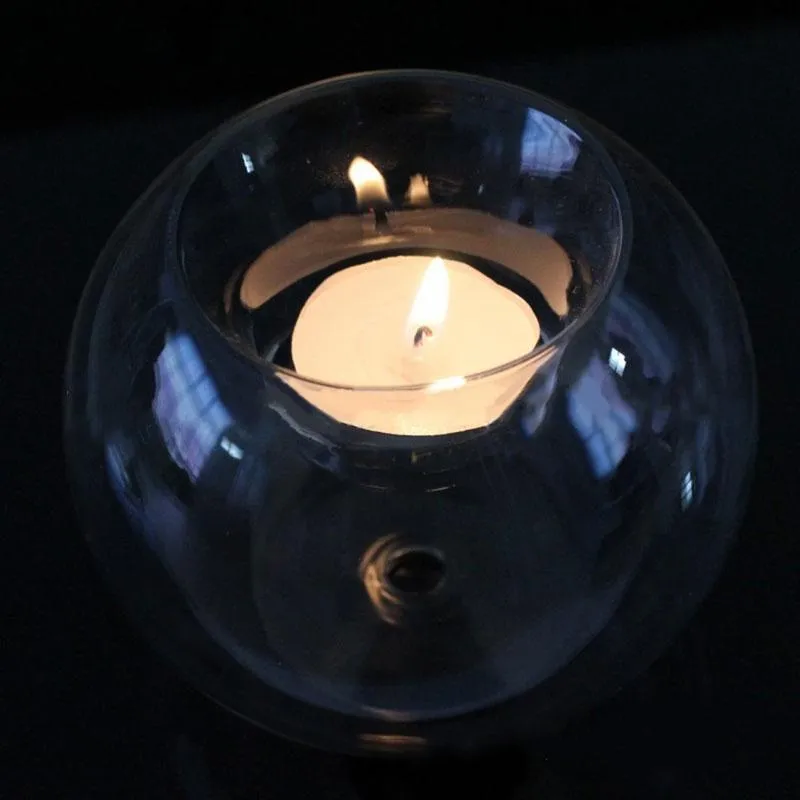 Portable Hot Sale Classic Crystal Glass Candle Holder
