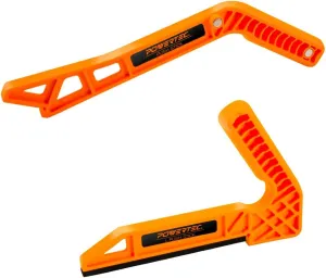 POWERTEC Deluxe Push Stick Fits Table Saws, Router Tables, Band Saws & Jointers. Ergonomic Handles Safety Push Tool for Wood working and Hand Protection. 2PK (71511)