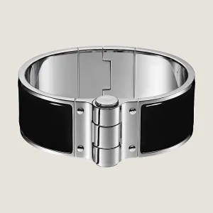 Pre-loved HERMES enamel hinged bracelet