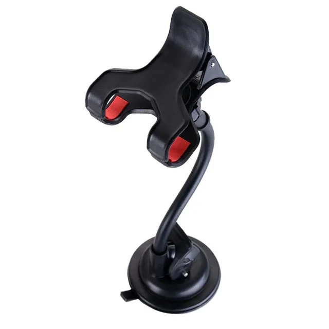 Proelio Phone Car Holder Flexible 360 Degree Rotation Car Mount Mobile Phone Holder For Smartphone Car Phone Holder Support GPS