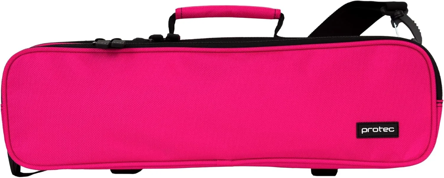 Protec Flute Deluxe Case Cover, Hot Pink (Model A308HP)