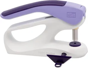 Prym Vario Creative Snaps, Rivets, & Eyelets Fastener Tool, Alabaster White/Dark Violet/Lavender