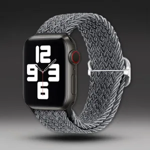 "Stripe Band" Nylon Braided Band For Apple Watch