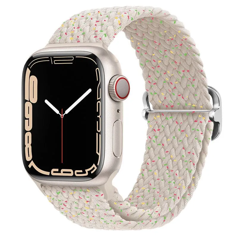 "Stripe Band" Nylon Braided Band For Apple Watch