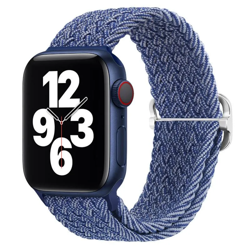 "Stripe Band" Nylon Braided Band For Apple Watch