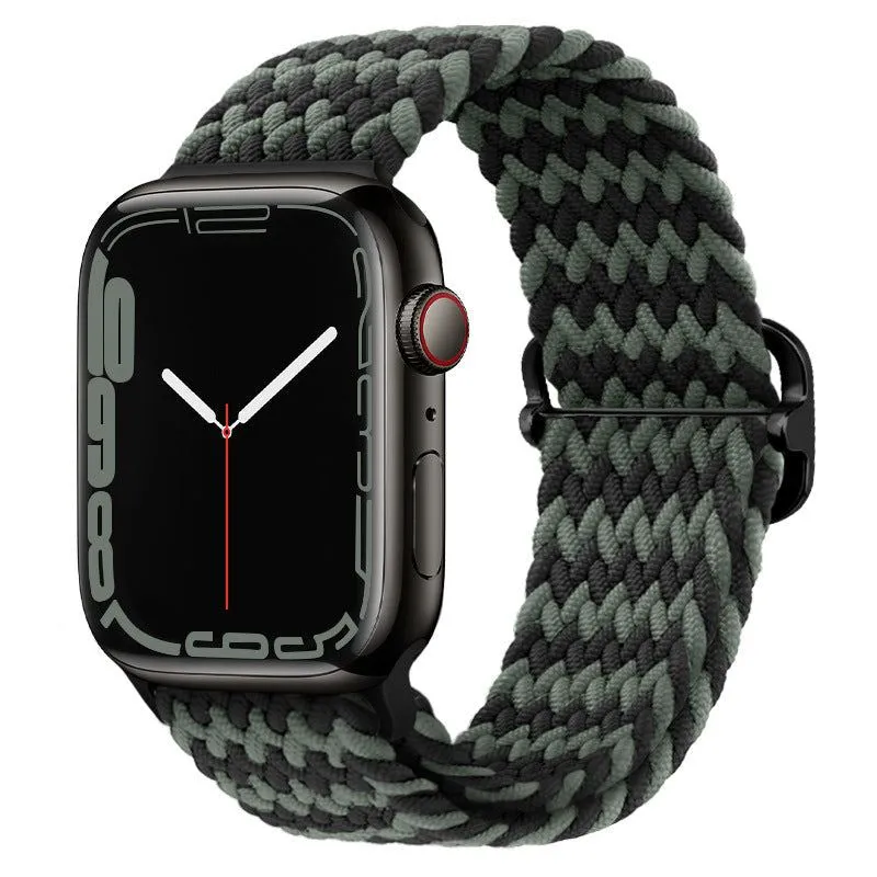 "Stripe Band" Nylon Braided Band For Apple Watch
