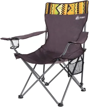 Recliner Chair,Folding Beach Chair, Ultralight Folding with Cup Holders and Lower Mesh Side Pocket, 300-Lb. Capacity Heavy-Duty Portable Oversized Chair
