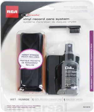 Record Cleaning Kit - D4  System with Cleaning Pad, Brush and Fluid (2-Pack)