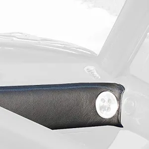 RedlineGoods Dash pad Cover Compatible with Mazda Miata NA 1990-97. Tailor Made - not Universal. Genuine top-Grade Italian Black Leather with Black Thread