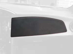 RedlineGoods Dash pad Cover Compatible with Toyota GT86 2017-20. Tailor Made - not Universal. Genuine top-Grade Italian Black Leather with Red Thread
