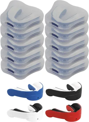Ringside Reflex Mouthguard (10 Pack), Black/White, One size