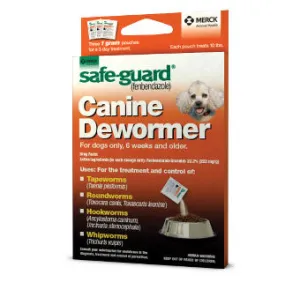 SAFE-GUARD® (FENBENDAZOLE) CANINE DEWORMER 1 G