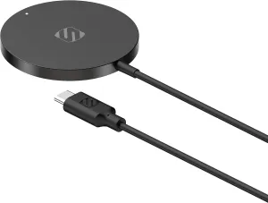 Scosche MSQP Magnetic Wireless Phone Charger, MagSafe Compatible Fast Charging Pad for iPhone 12, 13 and 14, Airpods, Earbuds with Wireless Charging Cases, & other Wireless Charging Devices, Black