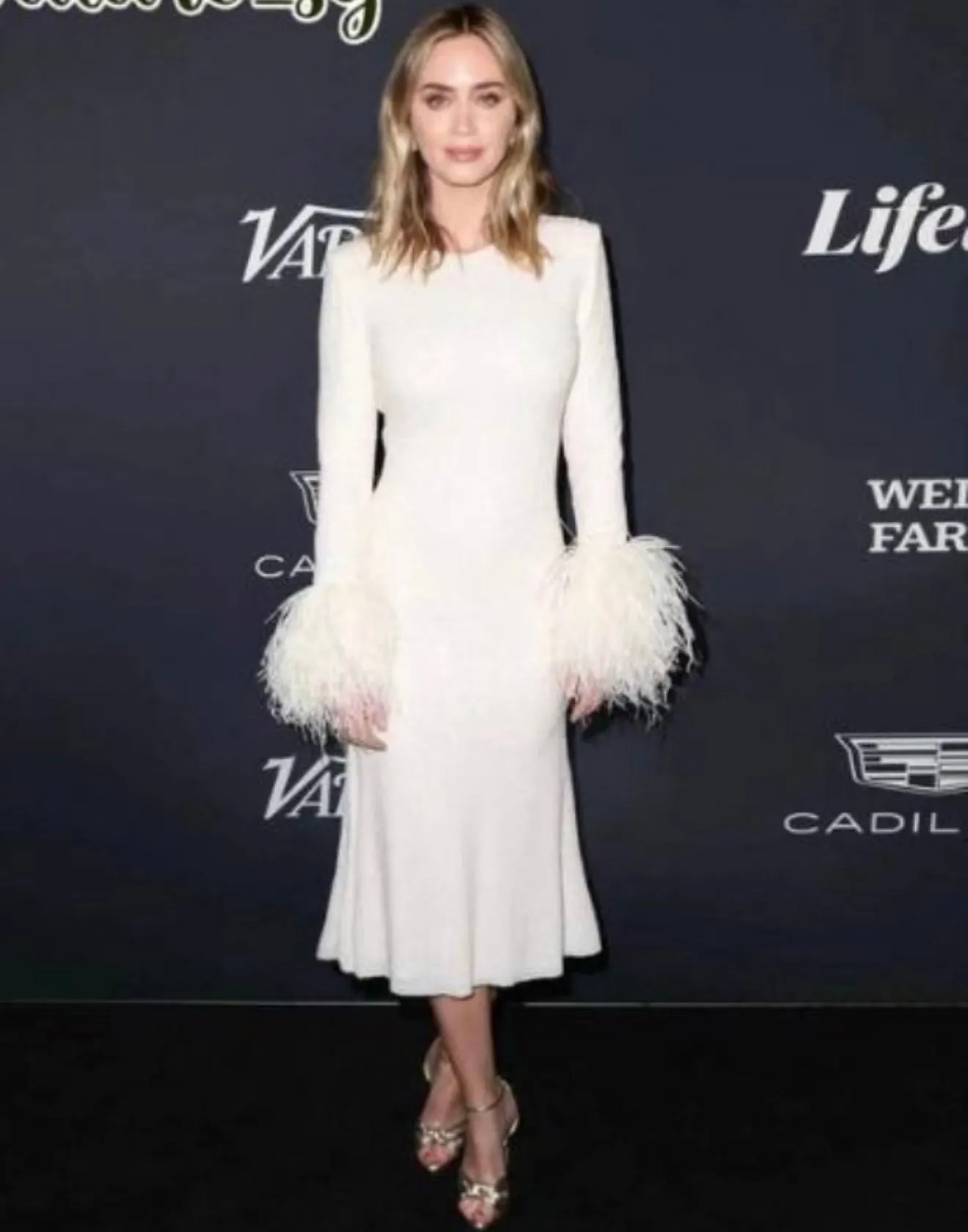 Self-Portrait - Sequin Feather Dress