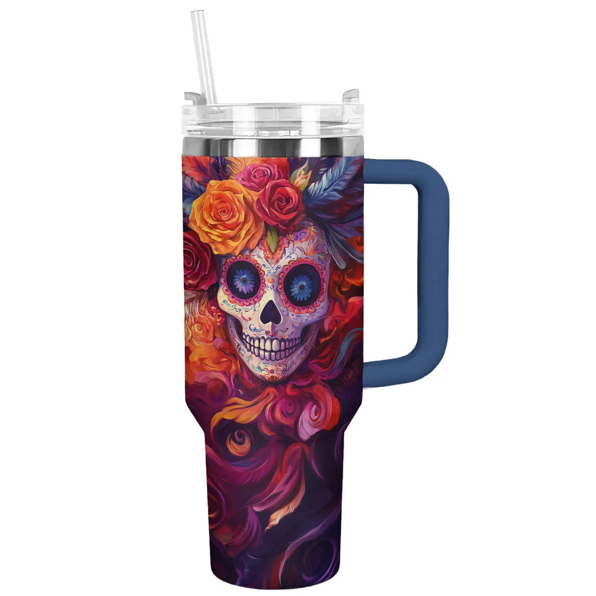 Shineful Tumbler - Fiesta Skull