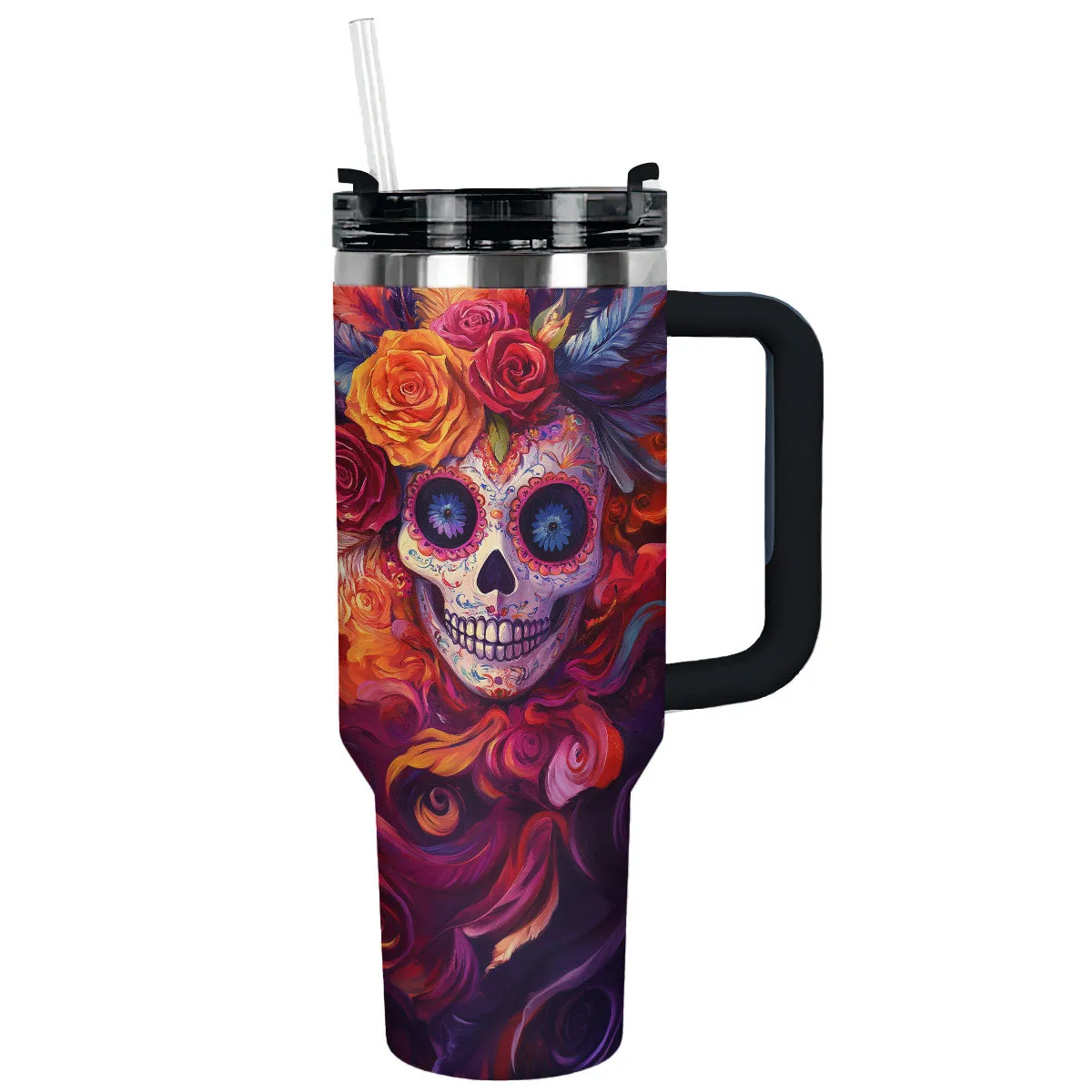 Shineful Tumbler - Fiesta Skull