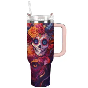 Shineful Tumbler - Fiesta Skull