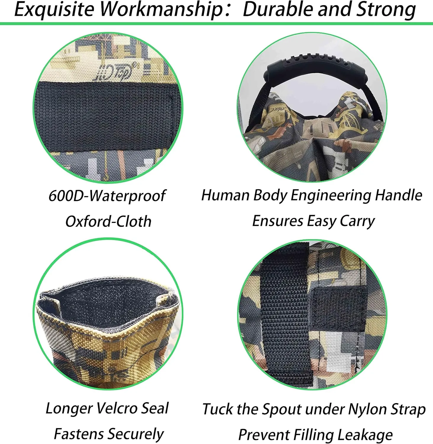 Shooting Rest Bag Unfilled Water-Proof Oxford Support Sand Bags，Durable Sighting Bracket Portable Shooting Bench Stand Holders for Rifles/Guns/Hunting/Target Sports