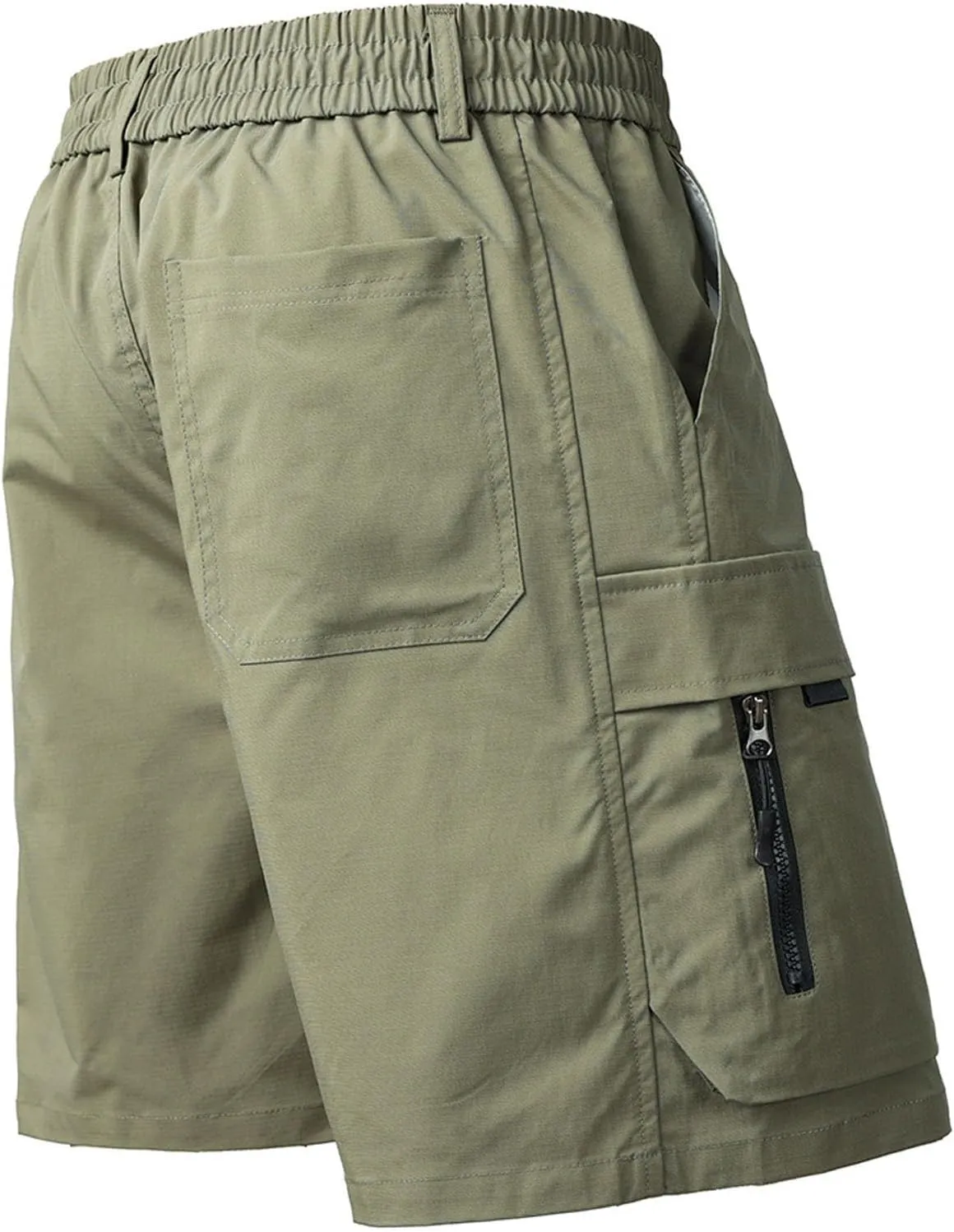 Shorts for Men Trendy Adjustable Track Regular Fit Date Belt Linen Short Shorts for Men Bungee Lightweight Cropped
