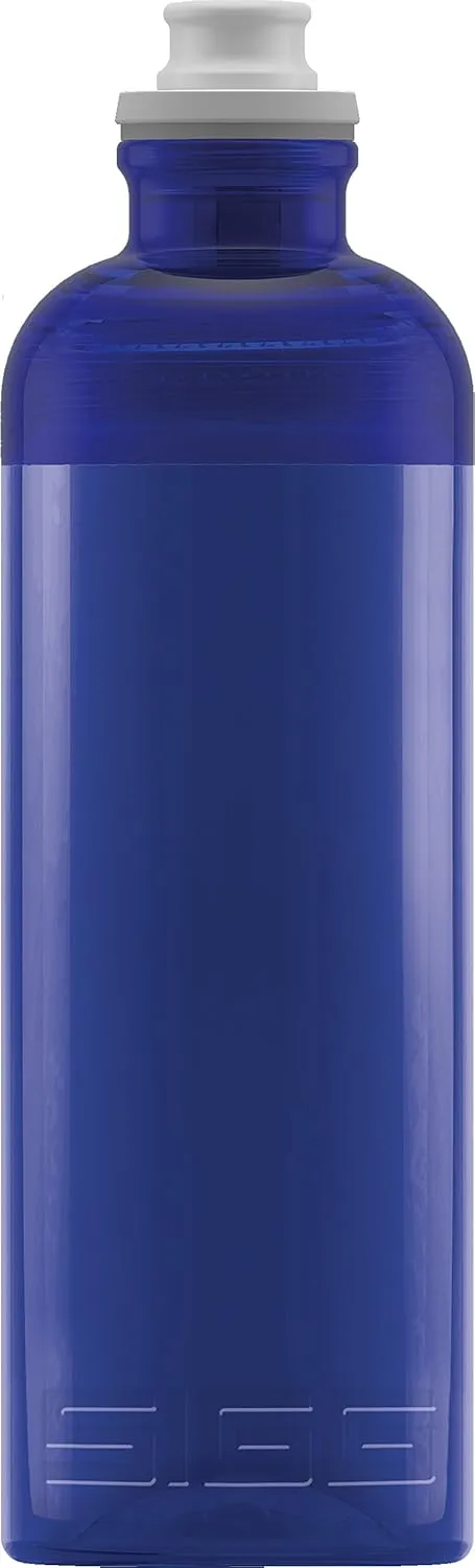 SIGG - Tritan Sports Water Bottle - Feel Blue - With Silicone Mouthpiece - Leakproof - Featherweight - Dishwasher Safe - BPA Free - 20 Oz