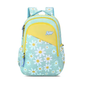Skybags BLOOM 02 SCHOOL BACKPACK YELLOW BLUE