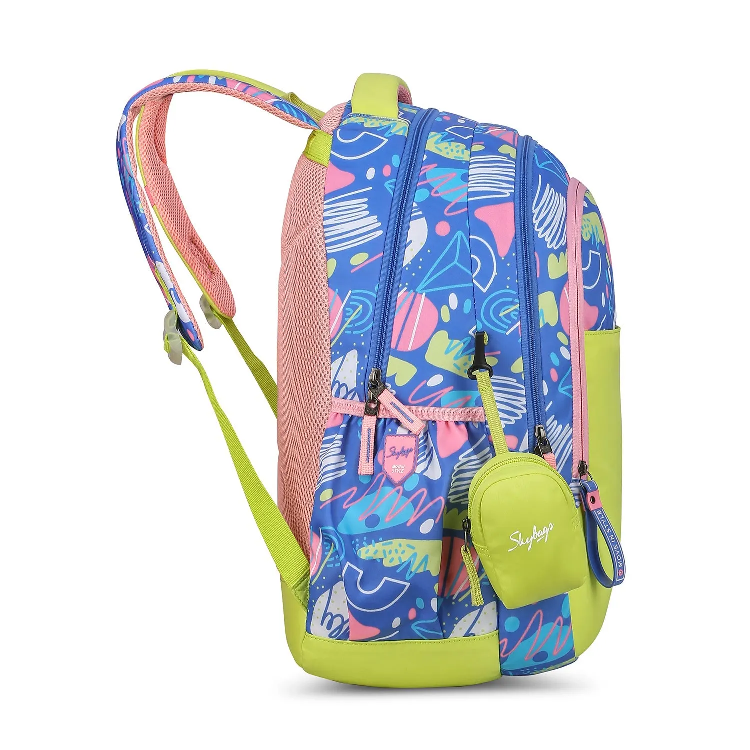 Skybags PEARL 04 SCHOOL BACKPACK LIME