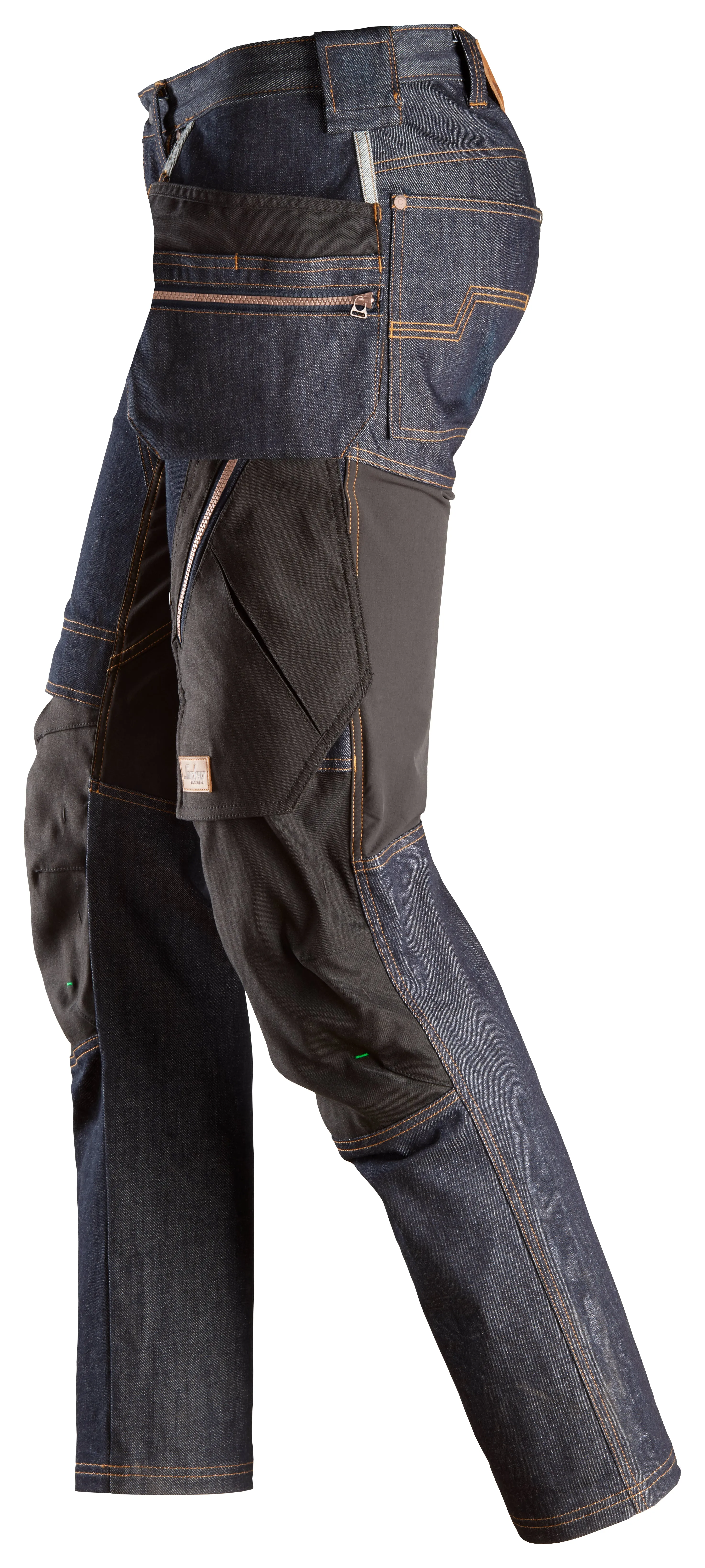 Snickers FlexiWork, Denim Work Trousers  Holster Pockets
