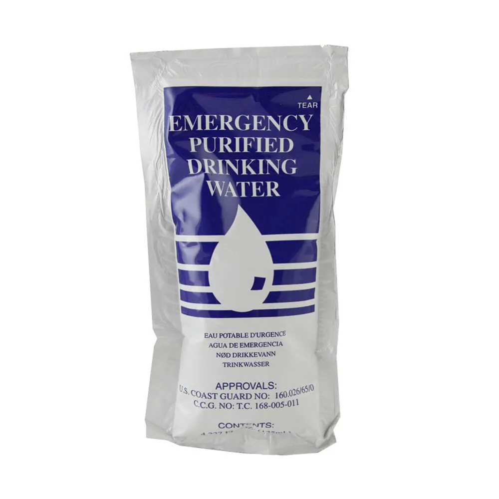 SOS Emergency Drinking Water - 4.227 oz (125 ml) Pouch