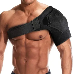 STABILO Shoulder Brace,shoulder sling,shoulder pain relief rotator cuff,support brace For injuries and tears,AC joint pain relief,Includes fixed ice pack,bag heating pack,For men or women.