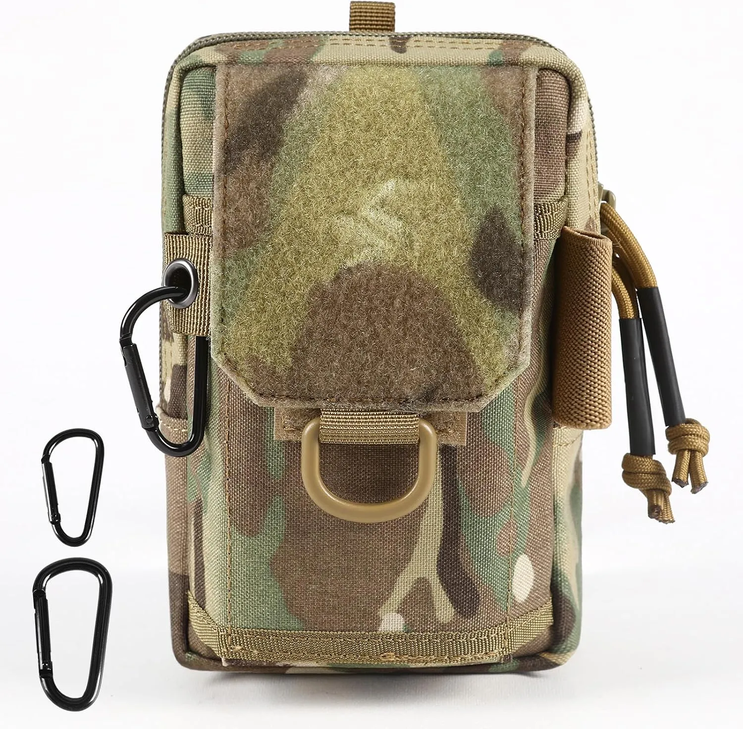 Tactical EDC Pouch, Molle Accessories Shoulder Strap Attachment Pouches for Men Outdoor EDC Tool Bag Utility Gadget Organizer Pack Purse Mobile Phone Holster Pouch