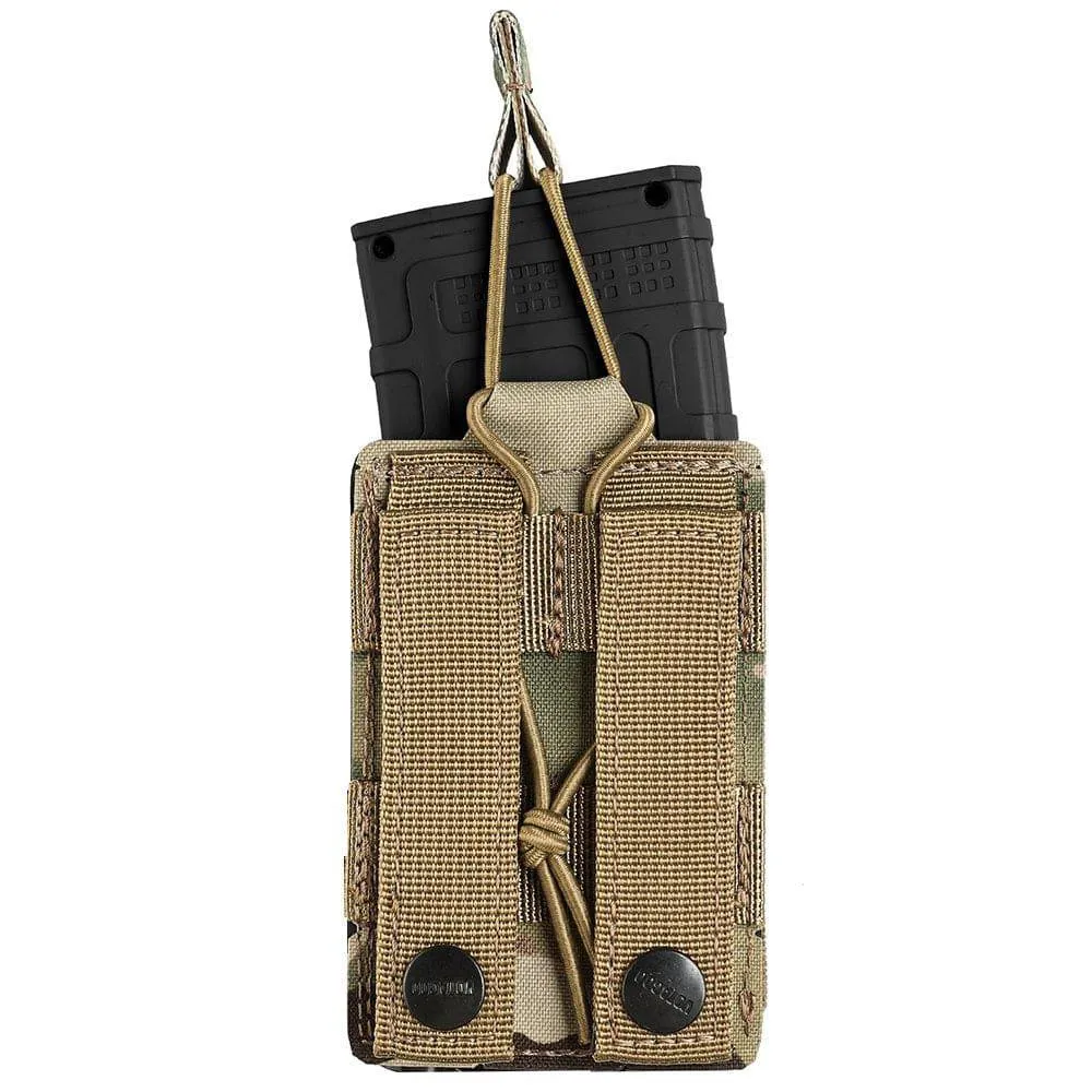 Tactical MOLLE Magazine Pouch: Single, Double, Triple Nylon Holder
