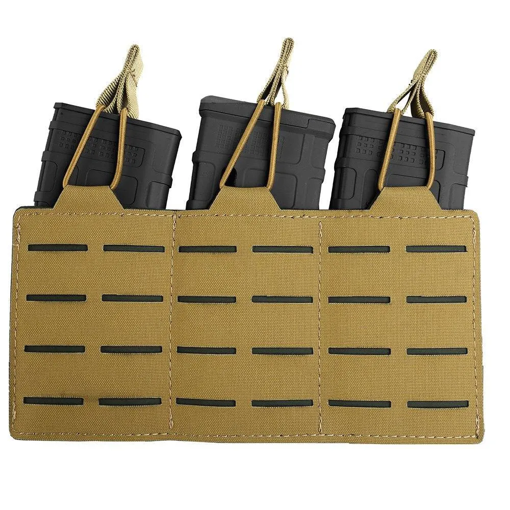 Tactical MOLLE Magazine Pouch: Single, Double, Triple Nylon Holder