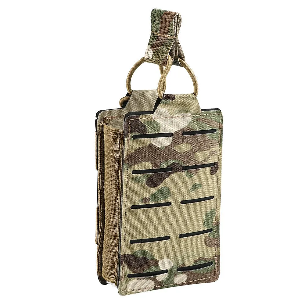 Tactical MOLLE Magazine Pouch: Single, Double, Triple Nylon Holder