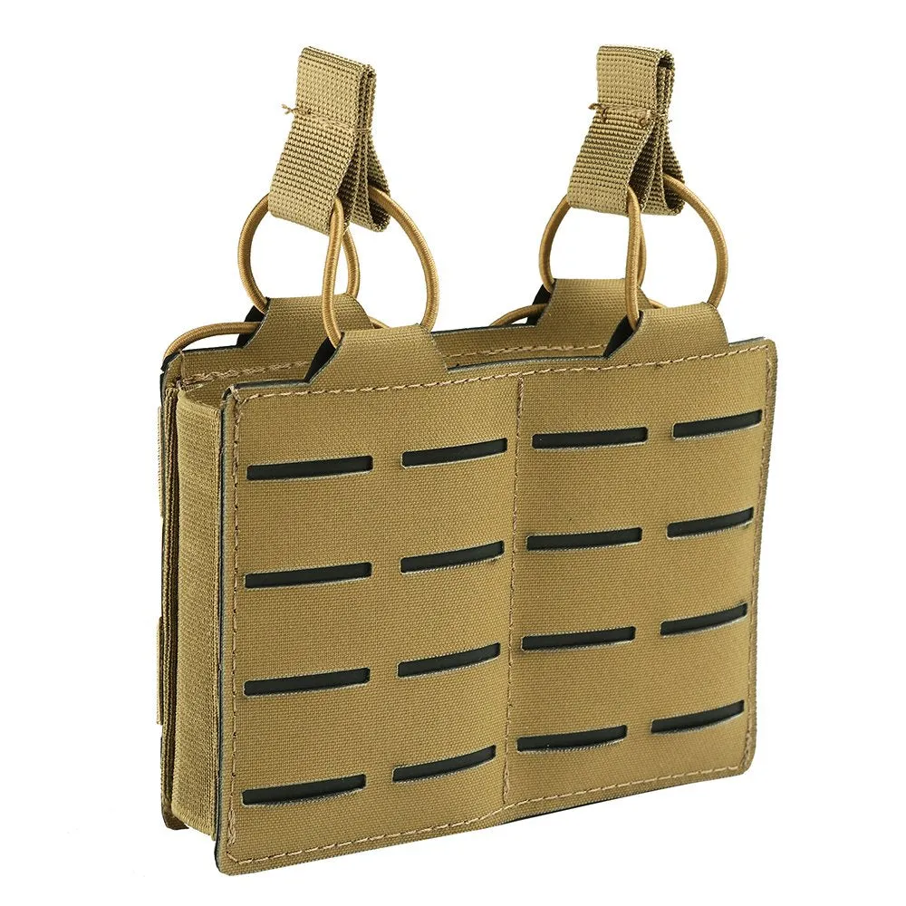 Tactical MOLLE Magazine Pouch: Single, Double, Triple Nylon Holder