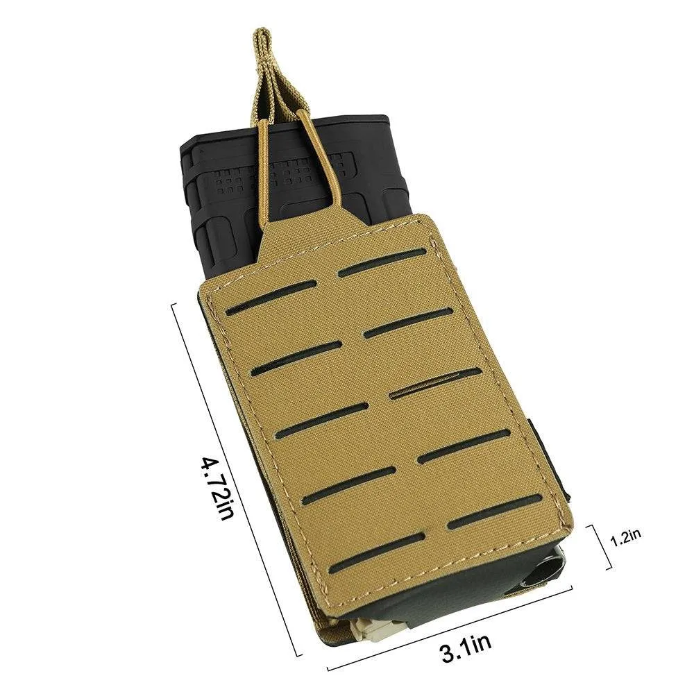 Tactical MOLLE Magazine Pouch: Single, Double, Triple Nylon Holder