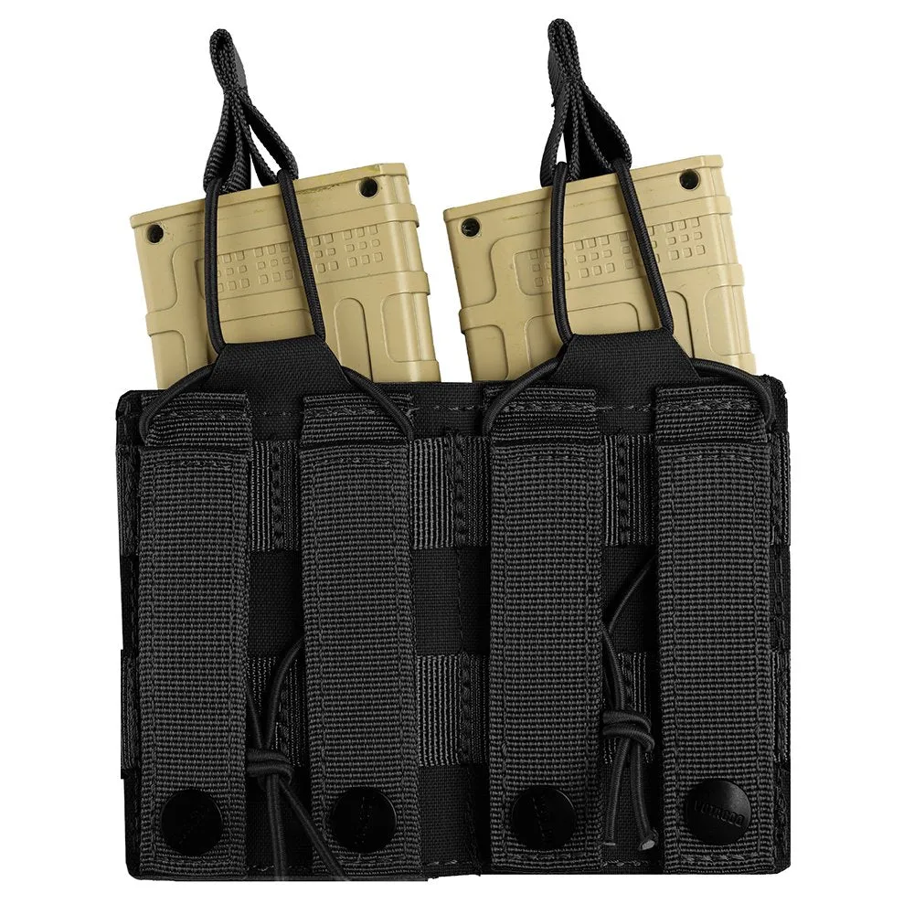 Tactical MOLLE Magazine Pouch: Single, Double, Triple Nylon Holder