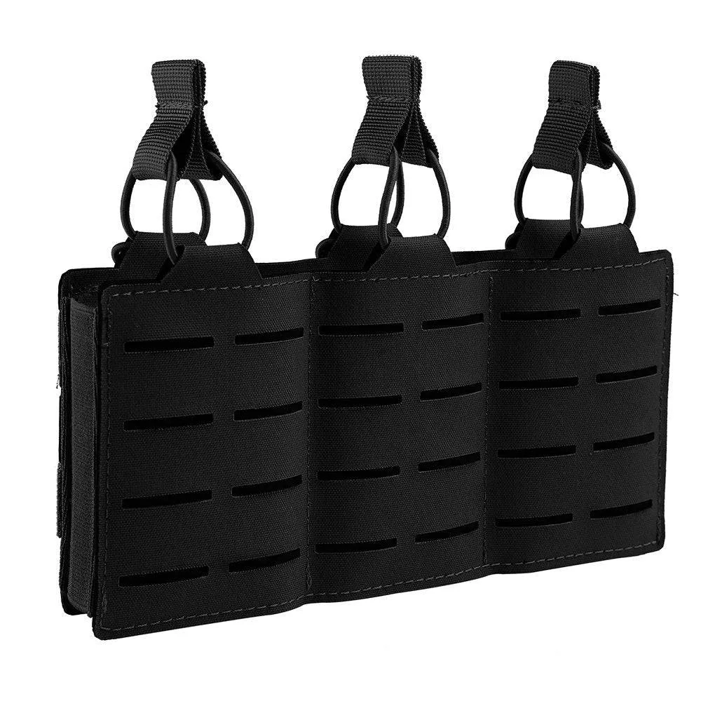 Tactical MOLLE Magazine Pouch: Single, Double, Triple Nylon Holder