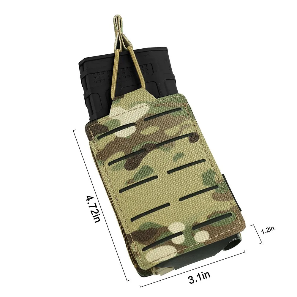 Tactical MOLLE Magazine Pouch: Single, Double, Triple Nylon Holder