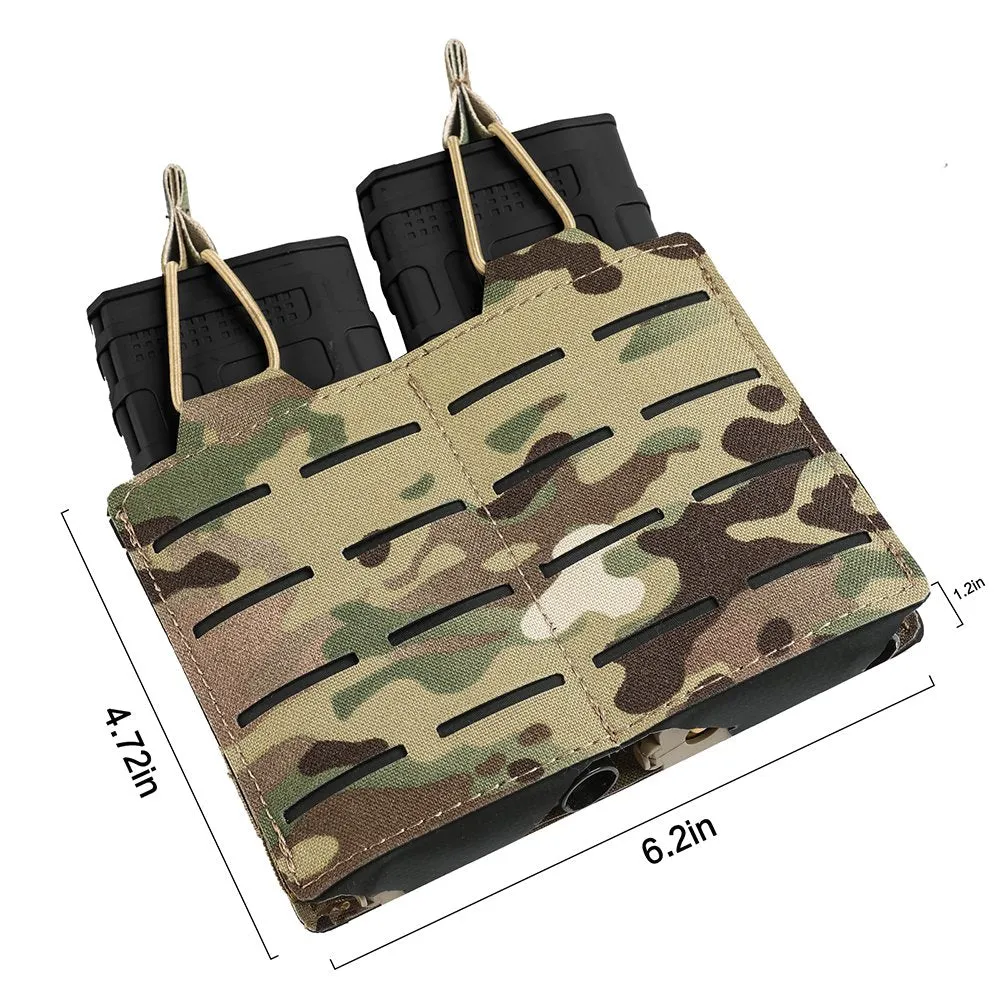 Tactical MOLLE Magazine Pouch: Single, Double, Triple Nylon Holder