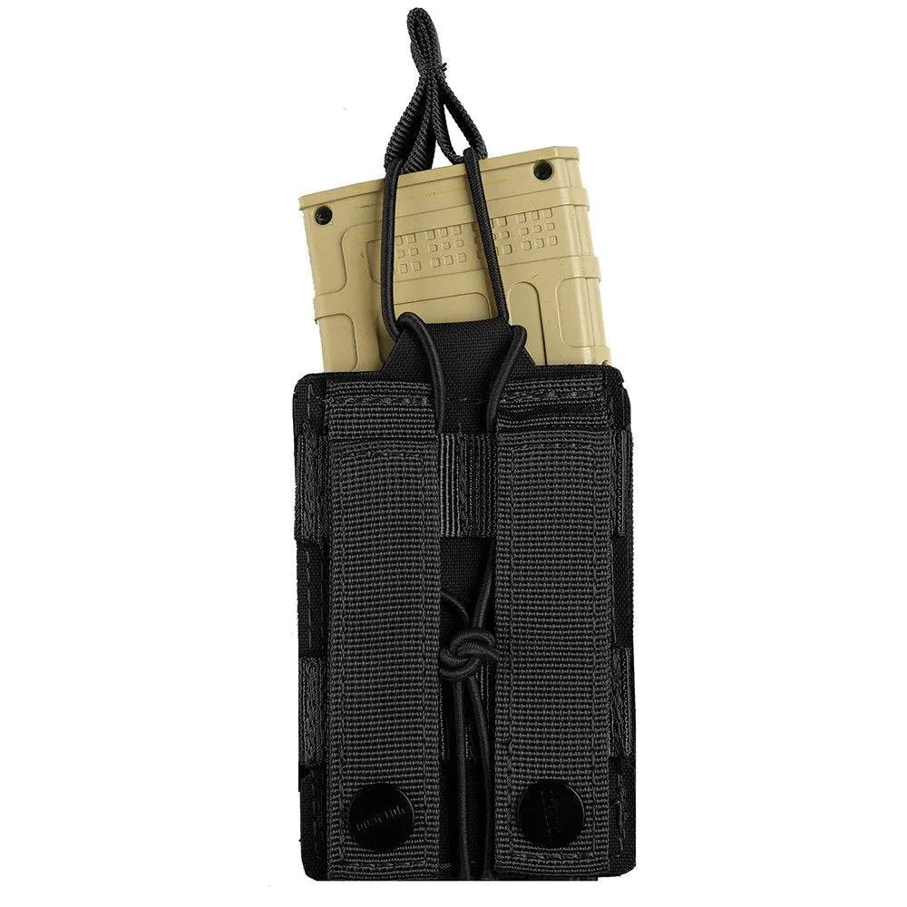 Tactical MOLLE Magazine Pouch: Single, Double, Triple Nylon Holder