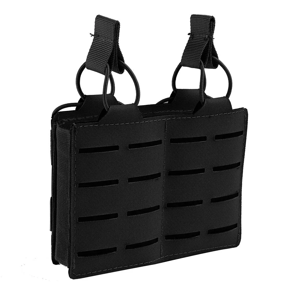 Tactical MOLLE Magazine Pouch: Single, Double, Triple Nylon Holder