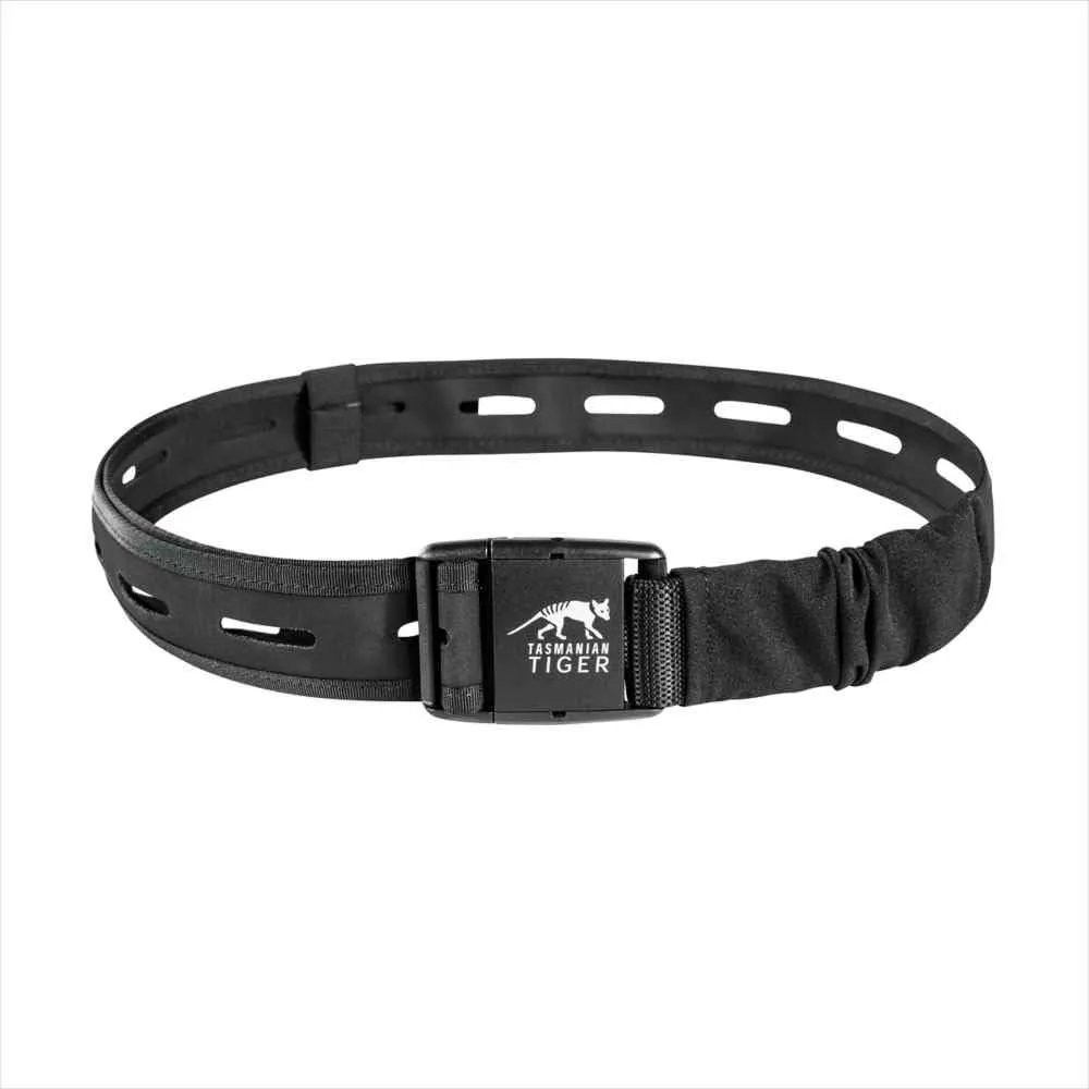 Tasmanian Tiger HYP Belt 40, Elastic MOLLE Compatible Tactical Duty Belt, Travel, Utility, Battle and Mission, Black