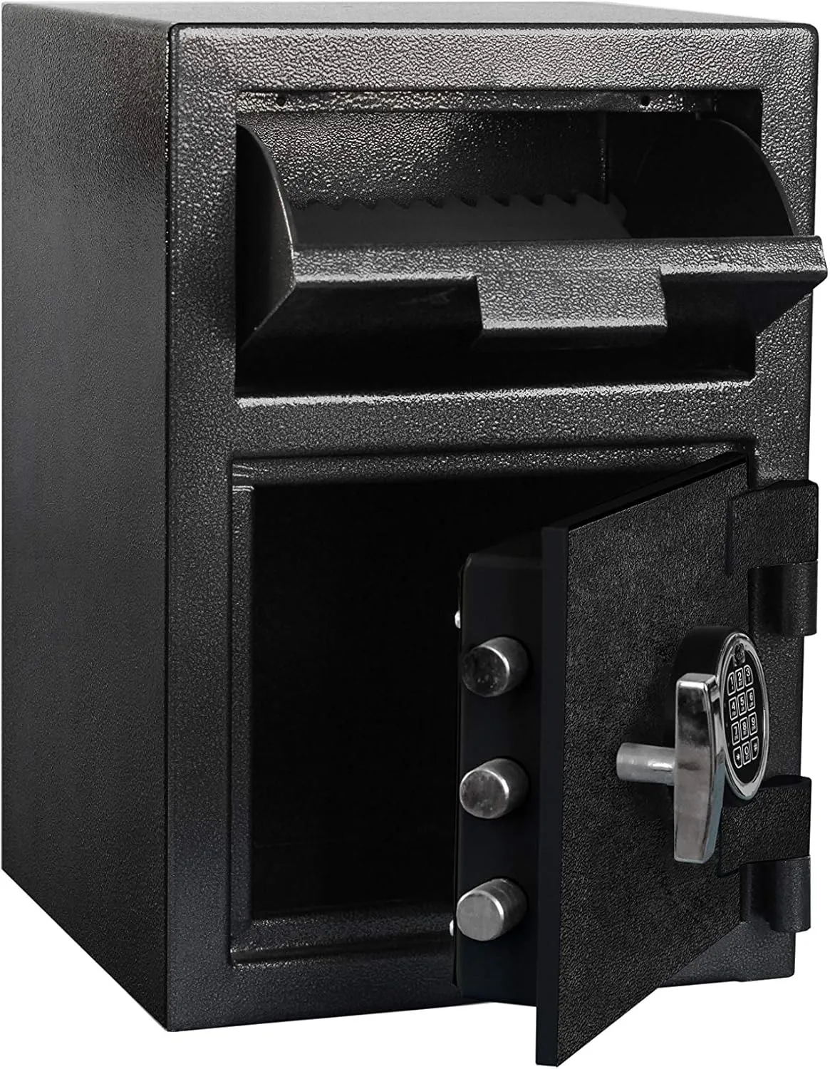 Templeton Safes Standard Depository Drop Slot Safe with Electronic Keypad Combination & Key Backup, 1.12 CBF