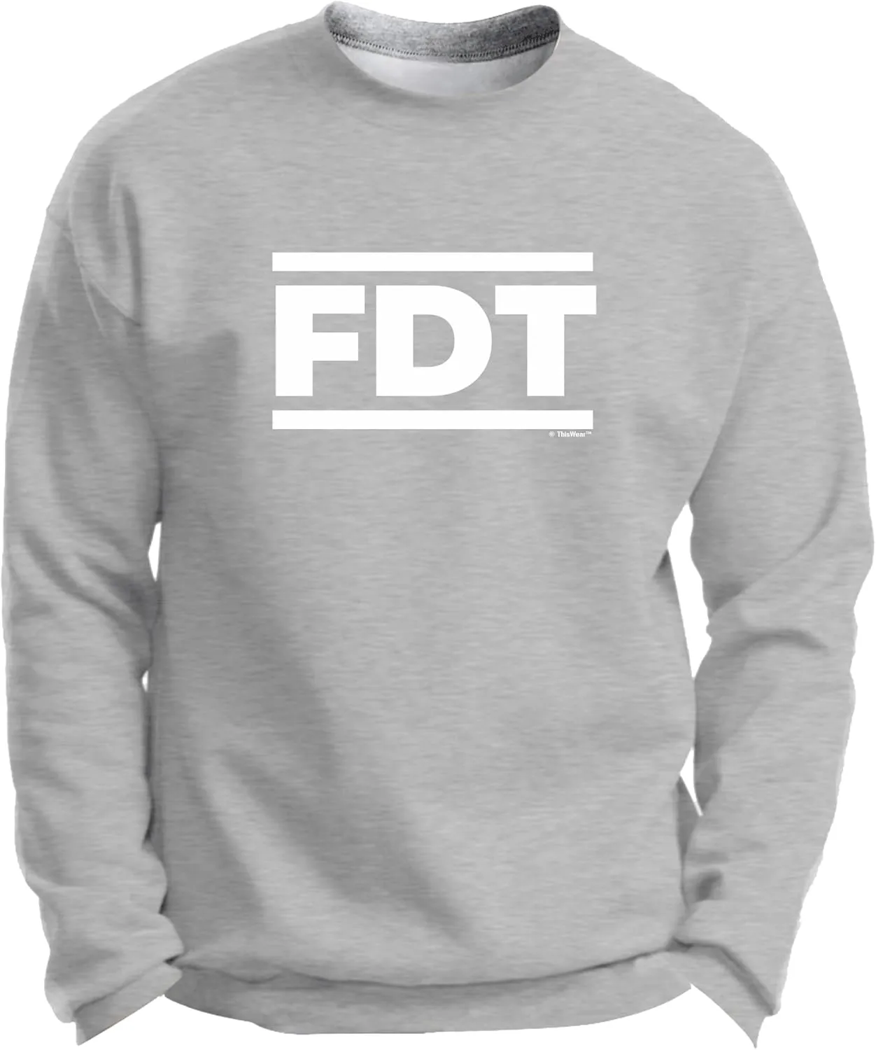 ThisWear FDT F Donald President Long Sleeve Crewneck Sweatshirt