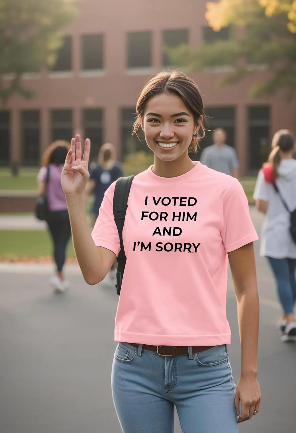 ThisWear I Voted for Him and I'm Sorry Unisex Short Sleeve T-Shirt