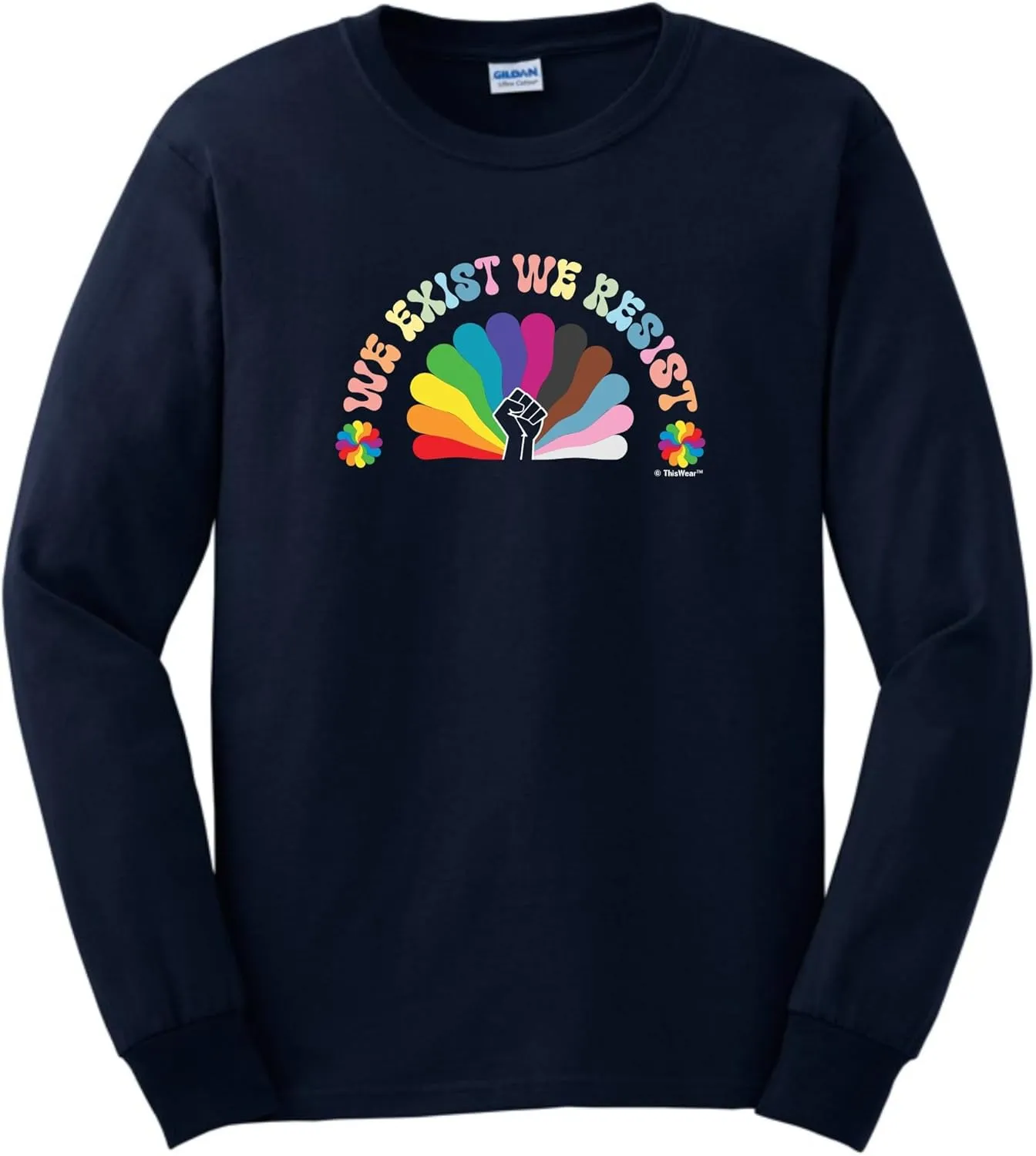 ThisWear We Exist We Resist Unisex Short Sleeve or Long Sleeve T-Shirt