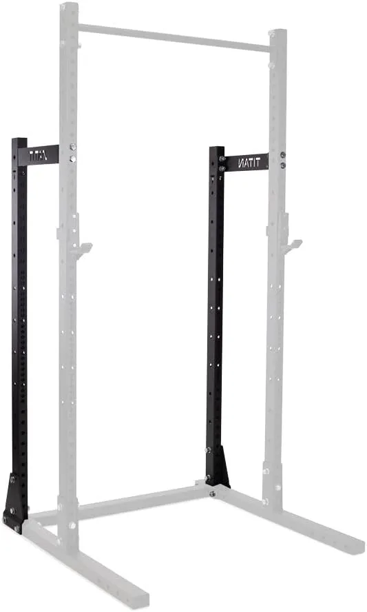 Titan Fitness T-3 Series Half Rack Conversion Kit for T-3 Series Tall or Short Squat Stand, 1,000 LB Capacity